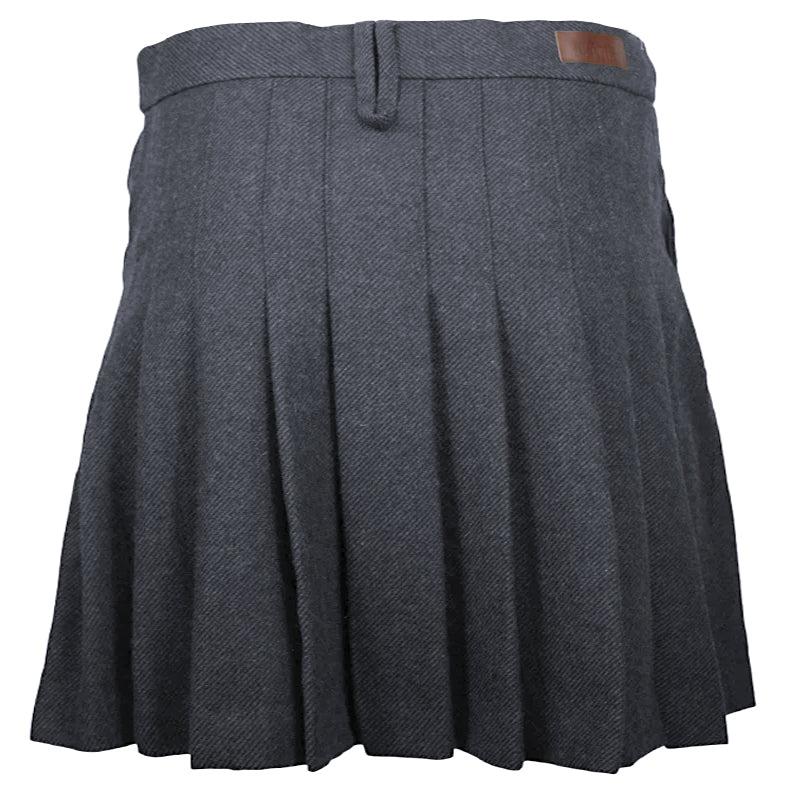 grey wool kilt