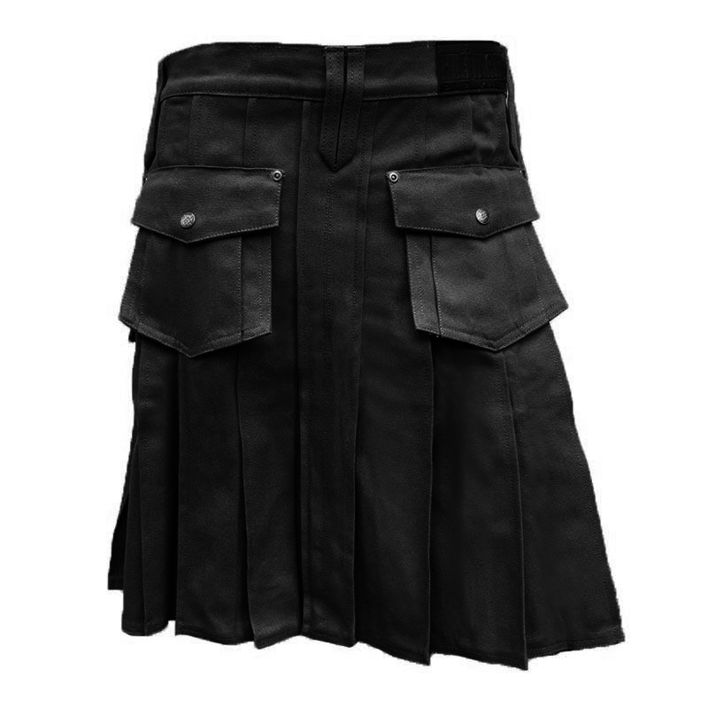 black utility kilts