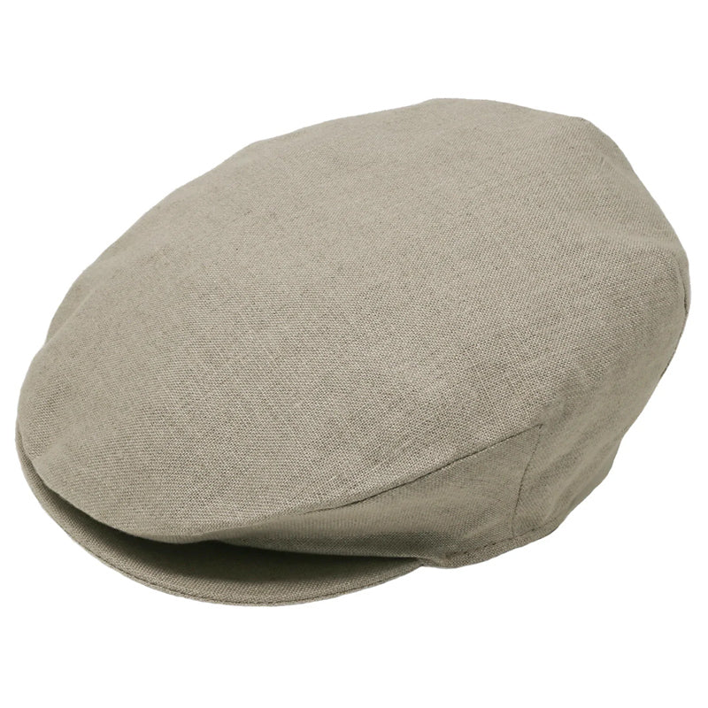 Flat Cap - Linen (Natural)