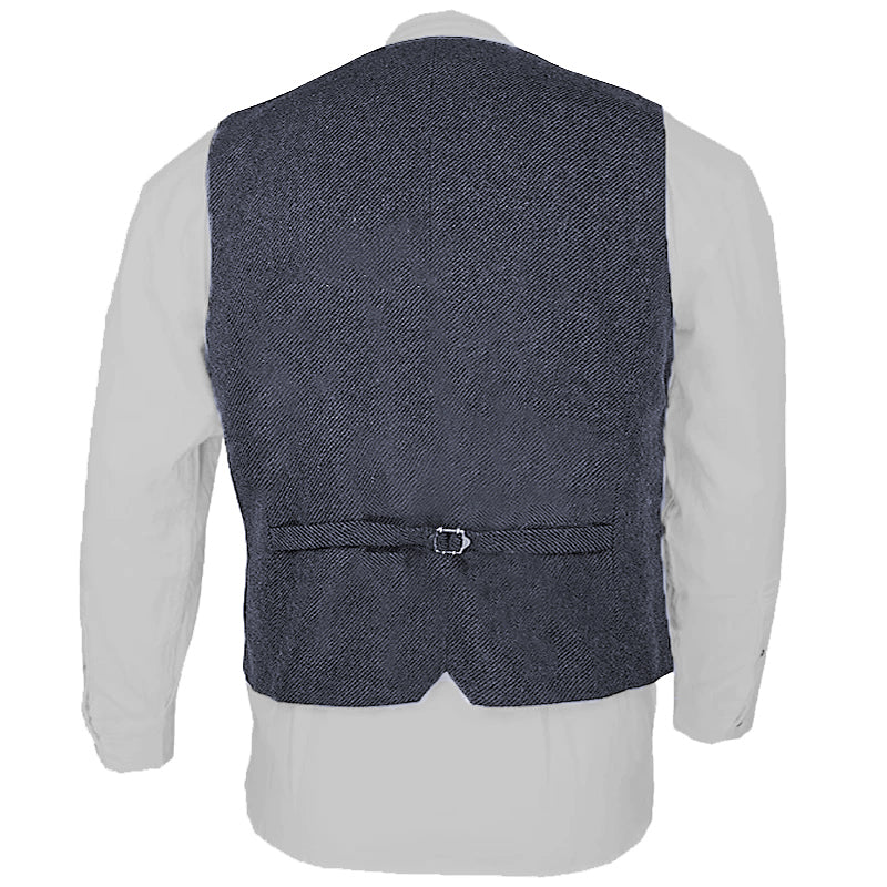 men's tweed vest